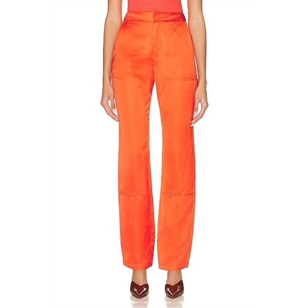 NWT RtA Jaya Pants in Warm Red Sz 2 - Picture 3 of 9